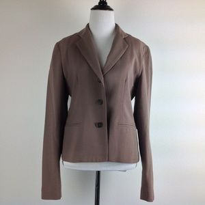 Saks Fifth Avenue Pants Suit Women 4 Tan Wool